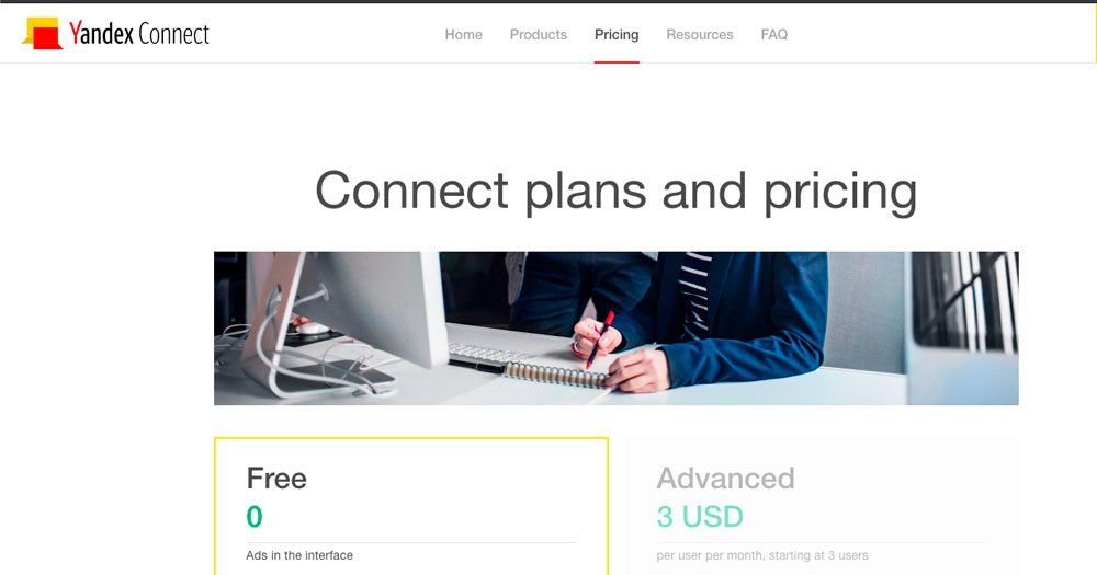 Tạo email doanh nghiệp miễn phí với Yandex