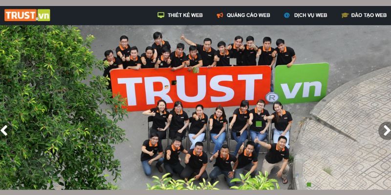 Trust.vn - Đơn vị thiết kế web tin tức đáng tin cậy