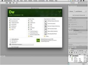 Dreamweaver CS6.