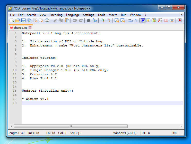 Phần mềm lập trình ngôn ngữ C Note pad++