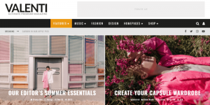 template website tin tức valenti