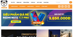 mẫu website tin tức