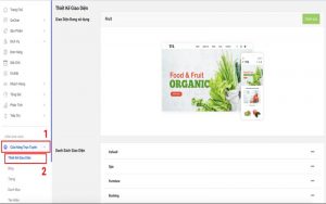 chỉnh sửa giao diện website