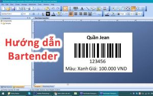 Phần mềm tạo mã vạch Bartender