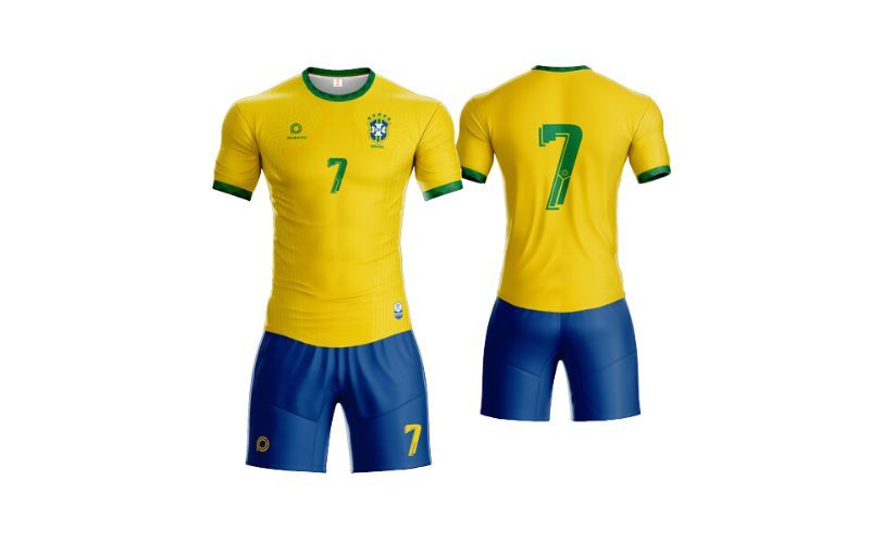 Mẫu áo của đội tuyển Brazil
