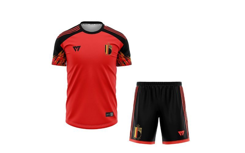 Mẫu áo bóng đá của đội tuyển Bỉ