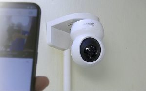 Kết nối dây cáp với đầu ghi hình