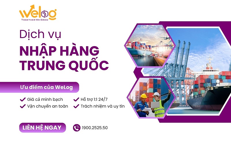 WeLog Logistics – Công ty nhập hàng Trung Quốc uy tín