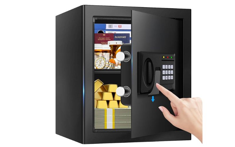 sử dụng két sắt chống cháy